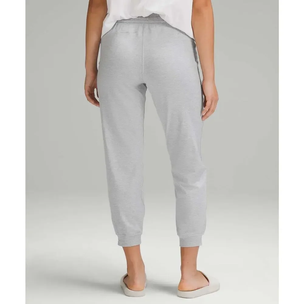 Lululemon Soft Jersey Classic Fit Mid-Rise Jogger Heathered Grey Size 8